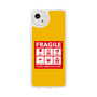 スリムプロテクションケース［ FRAGILE Sticker - Yellow ］