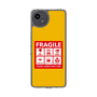 スリムプロテクションケース［ FRAGILE Sticker - Yellow ］