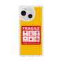 スリムプロテクションケース［ FRAGILE Sticker - Yellow ］