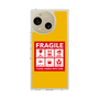 スリムプロテクションケース［ FRAGILE Sticker - Yellow ］