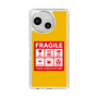 スリムプロテクションケース［ FRAGILE Sticker - Yellow ］