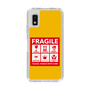 スリムプロテクションケース［ FRAGILE Sticker - Yellow ］