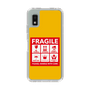 スリムプロテクションケース［ FRAGILE Sticker - Yellow ］