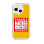 スリムプロテクションケース［ FRAGILE Sticker - Yellow ］