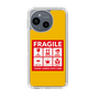 スリムプロテクションケース［ FRAGILE Sticker - Yellow ］