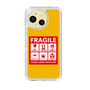 スリムプロテクションケース［ FRAGILE Sticker - Yellow ］
