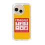 スリムプロテクションケース［ FRAGILE Sticker - Yellow ］