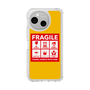 スリムプロテクションケース［ FRAGILE Sticker - Yellow ］