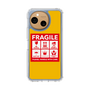 スリムプロテクションケース［ FRAGILE Sticker - Yellow ］
