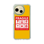 スリムプロテクションケース［ FRAGILE Sticker - Yellow ］