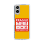 スリムプロテクションケース［ FRAGILE Sticker - Yellow ］