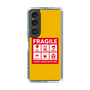 スリムプロテクションケース［ FRAGILE Sticker - Yellow ］