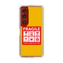 スリムプロテクションケース［ FRAGILE Sticker - Yellow ］