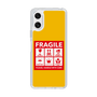 スリムプロテクションケース［ FRAGILE Sticker - Yellow ］