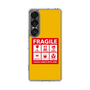 スリムプロテクションケース［ FRAGILE Sticker - Yellow ］