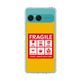 スリムプロテクションケース［ FRAGILE Sticker - Yellow ］