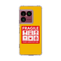 スリムプロテクションケース［ FRAGILE Sticker - Yellow ］