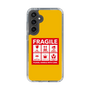 スリムプロテクションケース［ FRAGILE Sticker - Yellow ］