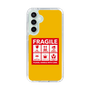 スリムプロテクションケース［ FRAGILE Sticker - Yellow ］