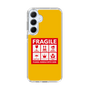 スリムプロテクションケース［ FRAGILE Sticker - Yellow ］