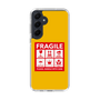 スリムプロテクションケース［ FRAGILE Sticker - Yellow ］