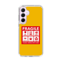 スリムプロテクションケース［ FRAGILE Sticker - Yellow ］