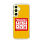 スリムプロテクションケース［ FRAGILE Sticker - Yellow ］