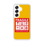 スリムプロテクションケース［ FRAGILE Sticker - Yellow ］