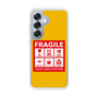 スリムプロテクションケース［ FRAGILE Sticker - Yellow ］