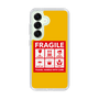 スリムプロテクションケース［ FRAGILE Sticker - Yellow ］