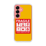 スリムプロテクションケース［ FRAGILE Sticker - Yellow ］