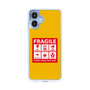 スリムプロテクションケース［ FRAGILE Sticker - Yellow ］