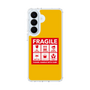 スリムプロテクションケース［ FRAGILE Sticker - Yellow ］