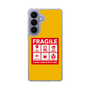 スリムプロテクションケース［ FRAGILE Sticker - Yellow ］