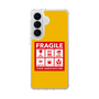 スリムプロテクションケース［ FRAGILE Sticker - Yellow ］