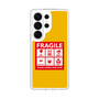スリムプロテクションケース［ FRAGILE Sticker - Yellow ］