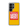 スリムプロテクションケース［ FRAGILE Sticker - Yellow ］