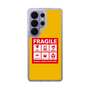 スリムプロテクションケース［ FRAGILE Sticker - Yellow ］