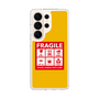 スリムプロテクションケース［ FRAGILE Sticker - Yellow ］