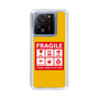 スリムプロテクションケース［ FRAGILE Sticker - Yellow ］