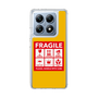 スリムプロテクションケース［ FRAGILE Sticker - Yellow ］