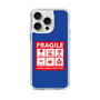 スリムプロテクションケース［ FRAGILE Sticker - Blue ］