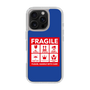 スリムプロテクションケース［ FRAGILE Sticker - Blue ］