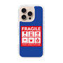 スリムプロテクションケース［ FRAGILE Sticker - Blue ］