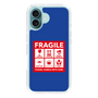 スリムプロテクションケース［ FRAGILE Sticker - Blue ］