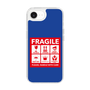 スリムプロテクションケース［ FRAGILE Sticker - Blue ］