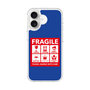 スリムプロテクションケース［ FRAGILE Sticker - Blue ］