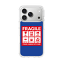 スリムプロテクションケース［ FRAGILE Sticker - Blue ］