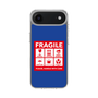 スリムプロテクションケース［ FRAGILE Sticker - Blue ］