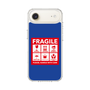 スリムプロテクションケース［ FRAGILE Sticker - Blue ］